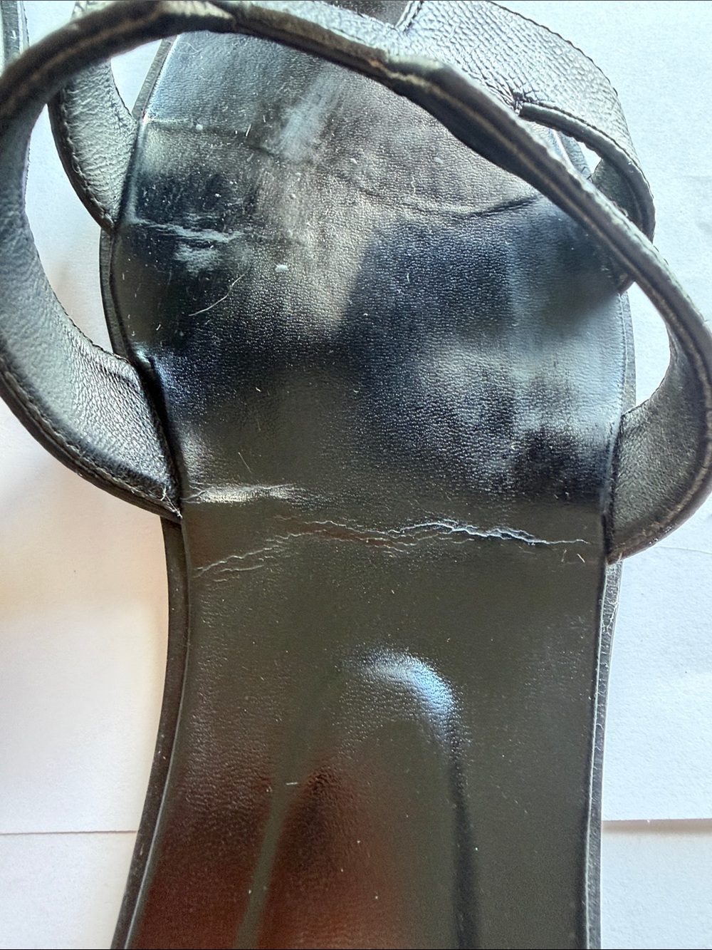 Hermes Black Oran Slide Sandals - Picture 12 of 17